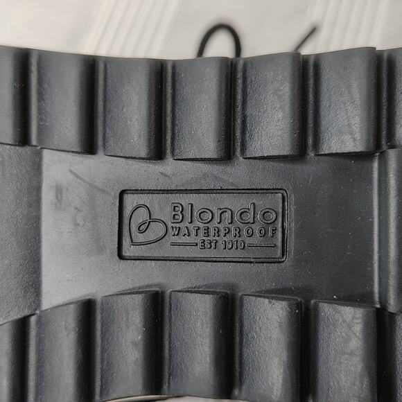 Blondo Waterproof Ankle Boots Women's Size 9M Black Suede Faux Fur Accents NWOT - Picture 11 of 11